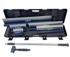 X-SKIM PRO 7pc PLAZI Spatula Kit with Pole & Carry Case